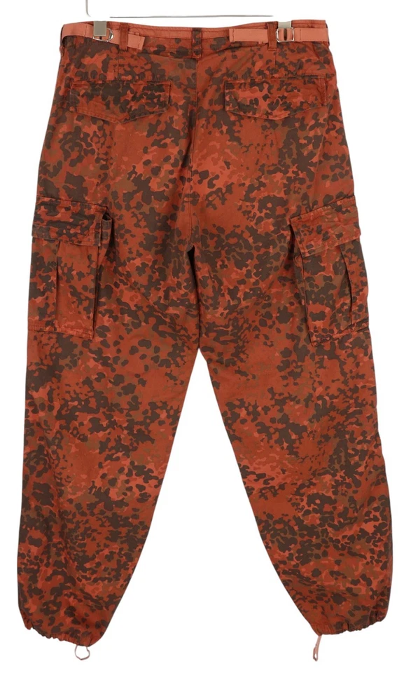 Pantalones para hombre Diesel P-Atlan-Pat W33 naranja camuflaje carga varios bolsillos PVP 295 Foto 4 de 4