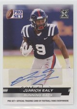 2022 Leaf Pro Set Draft Auto Jerrion Ealy #PSA-JE2 Auto 0f21