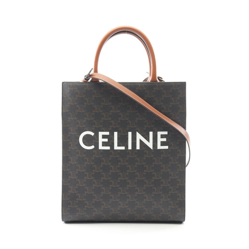 Celine Cabas Tote Bag Black PVC #RCB1911