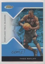 2004-05 Topps Finest Blue Refractor 13/50 Theo Ratliff #78 0q0