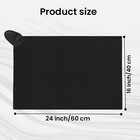 Magnetic Golf Microfiber Towel, Stick It To Golf Cart Or Clubs 16" X 24" Black — photo 2