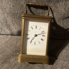 Vintage Drocourt Brass case Carriage Clock French antique