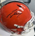 Jerry Jeudy Browns Beckett authentic full size football signed helmet!!