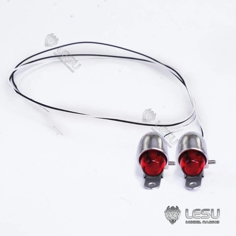 1Pair Metal LED Side Lamp Light for 1/14 RC Tamiye Tractor Truck Dumper Trailer - Image 2 of 4