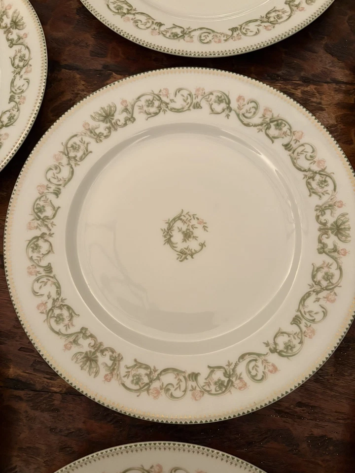 Set Of 7 Antique Vintage C. Ahrenfeldt Limoges France Dinner Plates 9.5” - Image 3 of 4
