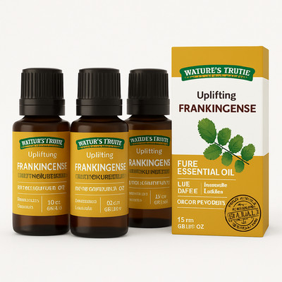 3 PACK Nature's Truth Uplifting Frankincense Aromatherapy Pure Essential Oil