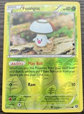 Foongus 12/114 Pokemon TCG XY Steam Siege Reverse Holo Light Play LP