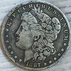 1887O Morgan Silver Dollar Uncertified Circulated Condition
