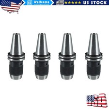 4pcs CAT40 Keyless Drill Chuck 1/2'' Fits On Haas CNC Easy Great Tool Holder