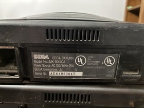 LOT of 2 Sega Saturn Model 1 Console Only MK-80000A UNTESTED