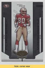 2004 Leaf Certified Materials Flashback Jerry Rice #144 HOF READ e8l