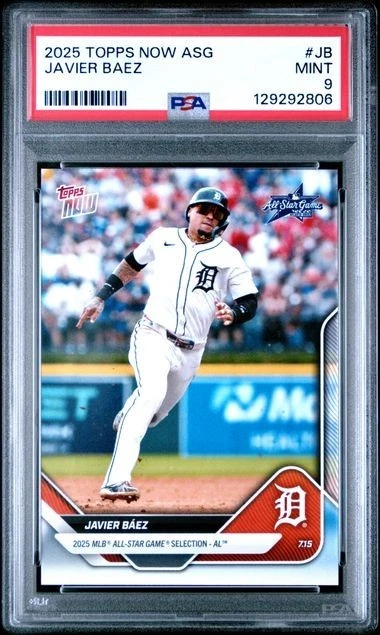Javier Baez Professional Sports Authenticator (PSA) Baseball