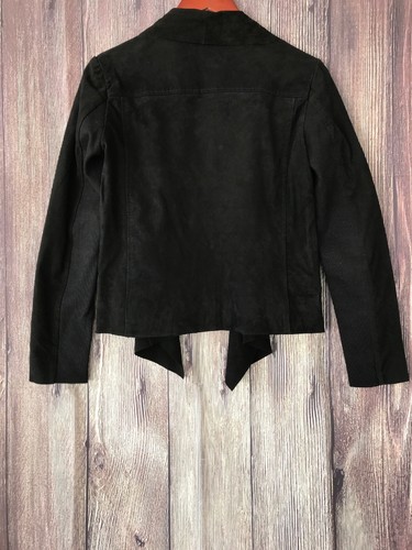 NEW Muubaa Napalon Waterfall Suede Jacket - Black - 4US / 8UK - Picture 6 of 7