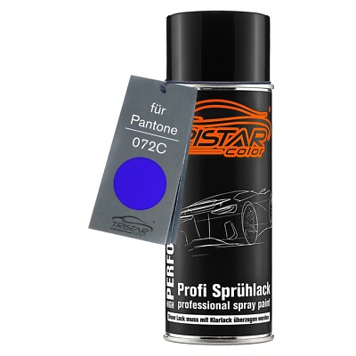 Autolack Spraydose für Pantone 072C Blue Basislack Sprühdose 400ml