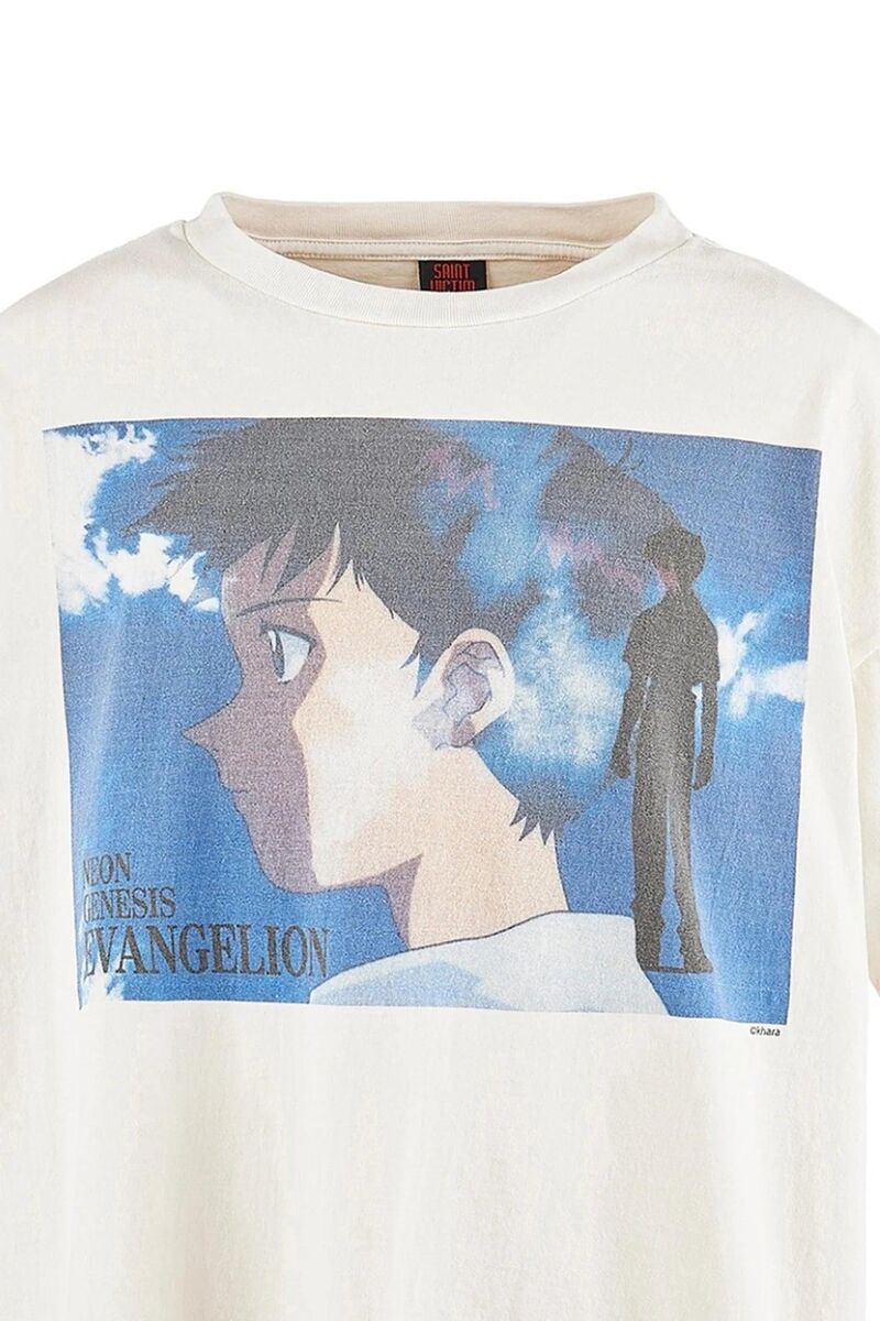 Saint Michael x Neon Genesis Evangelion Shinji Tee White | eBay Saint Michael x Neon Genesis Evangelion Shinji Tee White | eBay