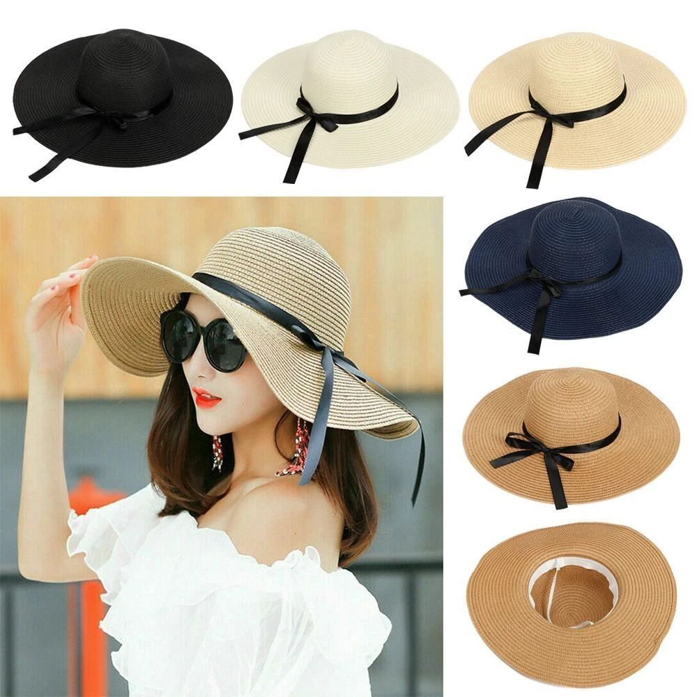 Big white floppy beach cheap hat