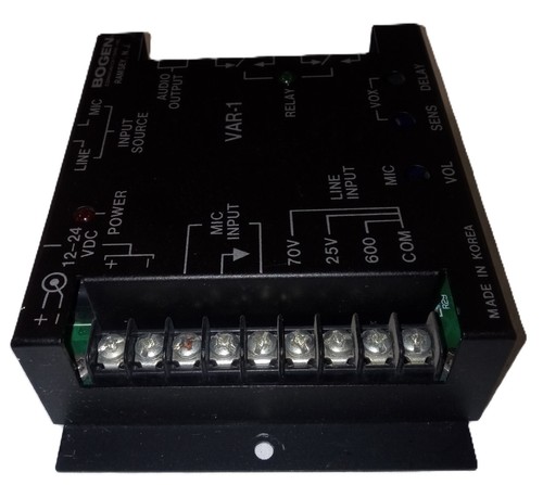 Bogen VAR-1 Voice-Activated Relay VAR1 with Power Supply VOX Relay 12-24 VDC - Imagen 3 de 5