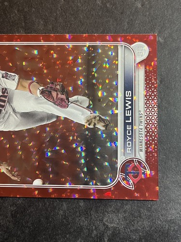 2022 Topps Update Royce Lewis #US105 Red Foil /199 RC - Minnesota Twins - Imagen 3 de 6