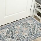 Area Rug 2x3 Boho Rug Nonslip Washable Indoor Door Mat Small Oriental Accent Thr