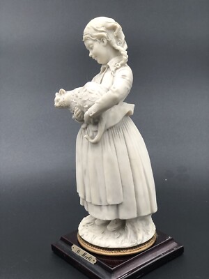 capodimonteカポディモンテ　Bedin『春の訪れ』イタリア　高29cm Florence with Capodimonte Figurine, Lady With Umbrella for