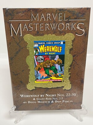 Werewolf by Night Marvel Masterworks Vol 3 LIMITED DM COVER New Sealed HC