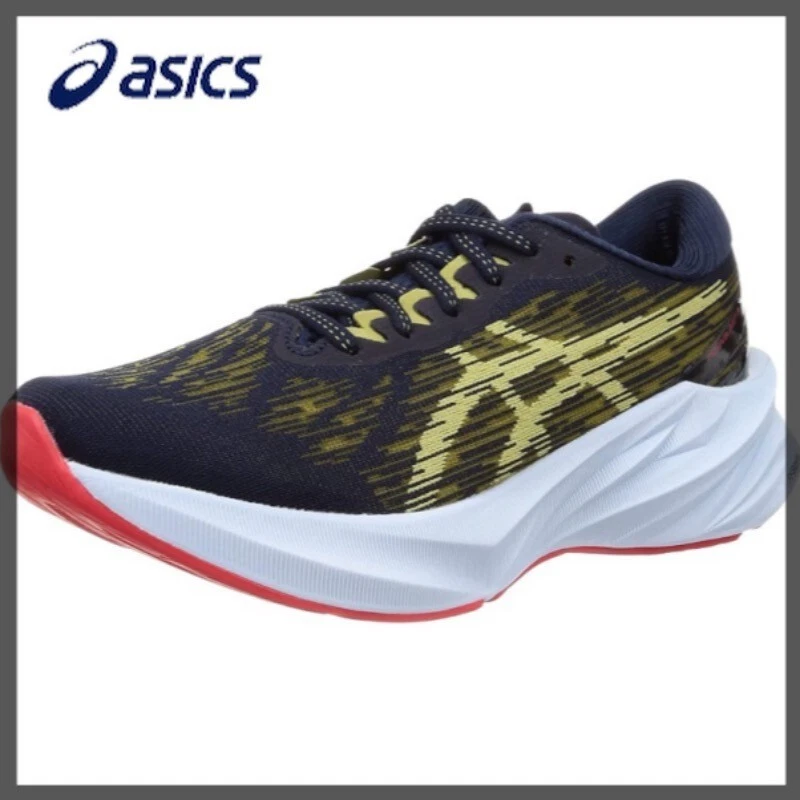 ASICS Running Shoes NOVABLAST 3 1011B458 402 midnight/olive oil US7.5  25.5cm 2E