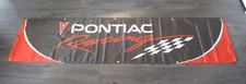 Pontiac Racing Banner Flag Big 2x8 ft Automotive Motorsports Garage Car Mechanic