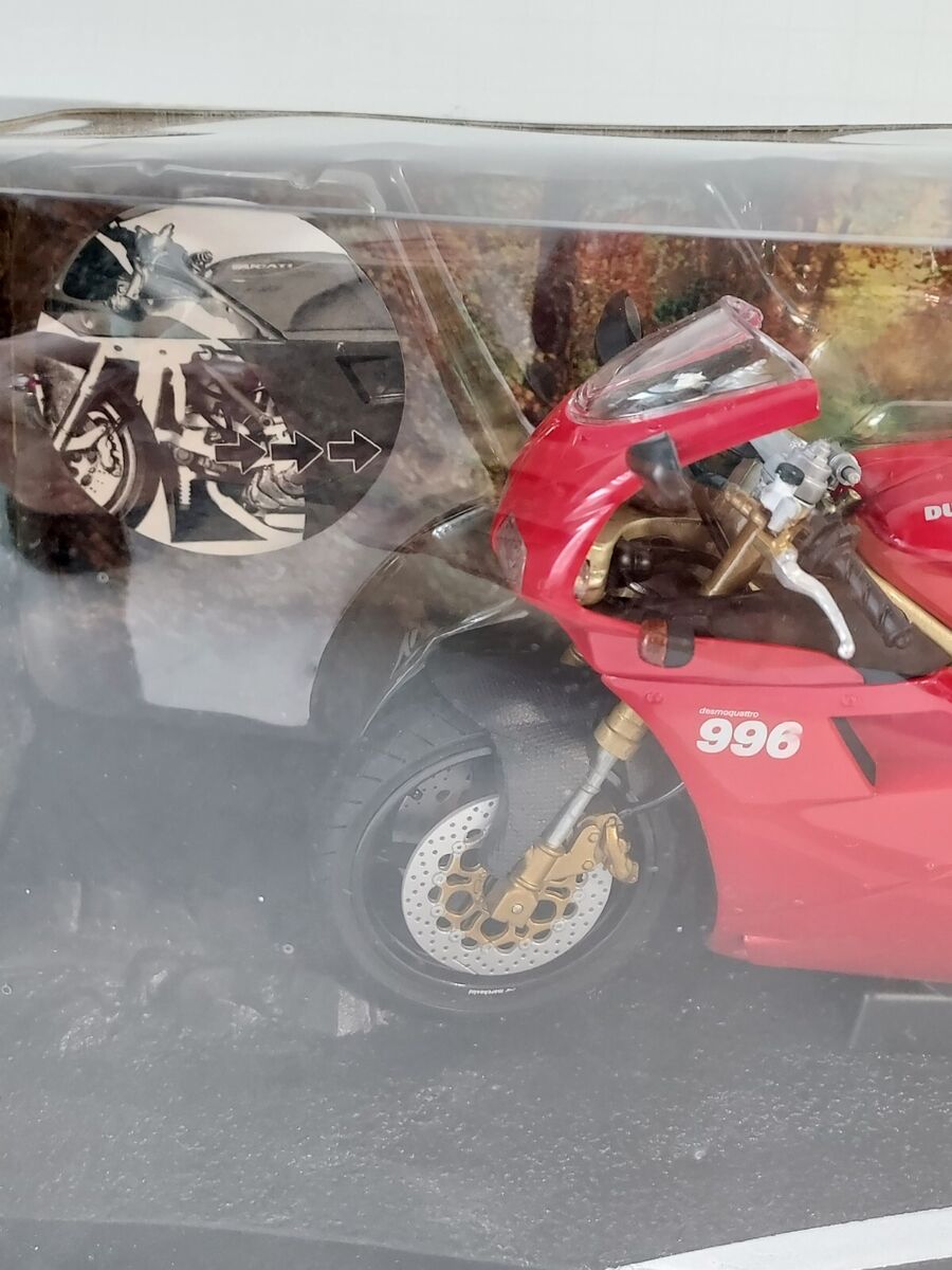 Vtg Mattel Hot Wheels New Sealed Box 1999 1:10 Ducati 996 Vtg Mattel Hot Wheels New Sealed Box 1999 1:10 Ducati 996