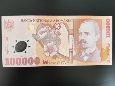 Lei 01 Romania Polymer Ebay