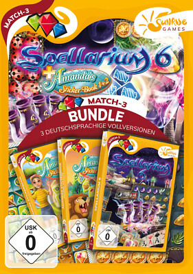 Spellarium 6 Sunrise Games PC Spiel Match 3 Neu & OVP
