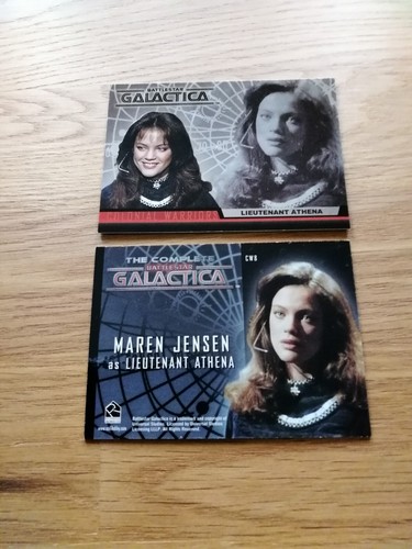 Battlestar Galactica Colonial Warriors Foil Trading Card CW8 LIEUTENANT ATHENA