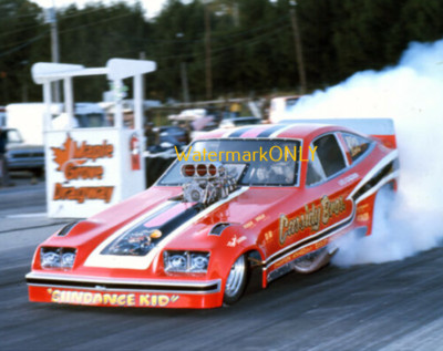 ''Les Cassiday'' ''Cassiday Bros.'' 1977 Chevy Monza NITRO Funny Car PHOTO! #(8)
