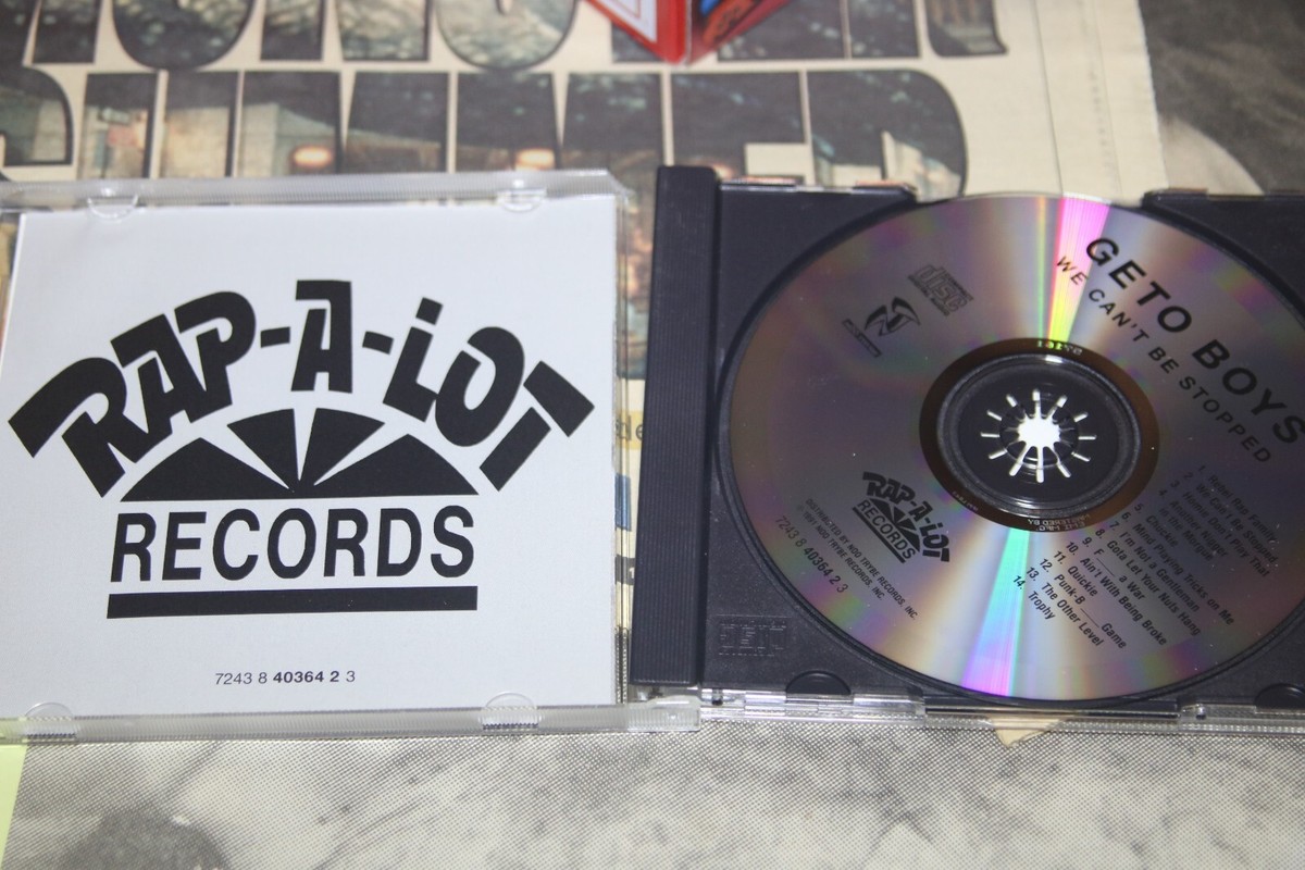 Geto Boys - We Can't Be Stopped Hip Hop Rap-A-Lot Records