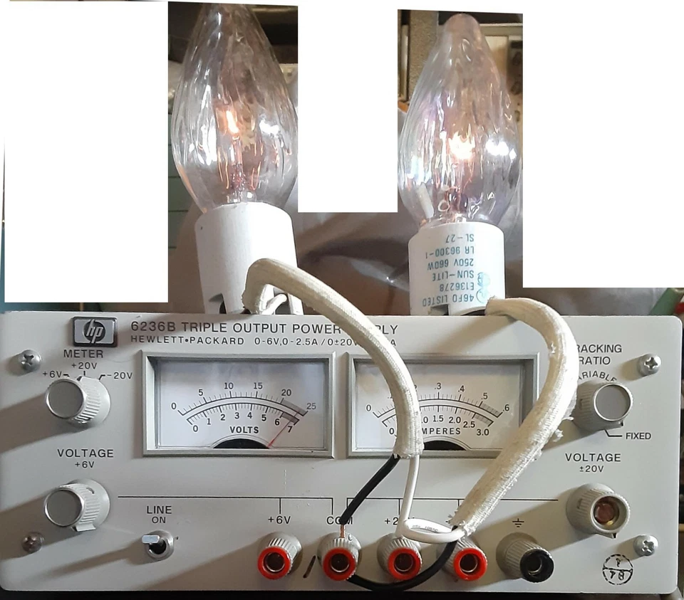 HP 6236B Lab Power Supply 3 output TESTED 0-6V 0-2.5A 0 to +/-20V 500mAx2 Track - Image 3 of 4