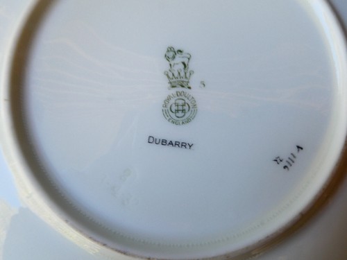 Vintage Royal Doulton Art Deco Dubarry V1116 Tea for Two Set 1932 High Tea - Picture 13 of 14