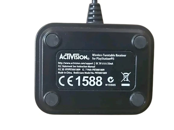 PlayStation 3 PS3 DJ Hero 1 2 Turntable RECEIVER DONGLE usb PRT-0001.809 game - Image 2 of 2