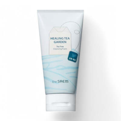 The Saem Healing Tea Garden Cleansing Foam 4 Types Tea Tree #mde