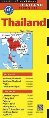 Thailand Travel Map Seventh Edition (Periplus Maps), , Good Book