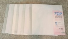 MBI 12x12" Top-Loading Scrapbook Refills 12 page refill pack protectors 5 Packs