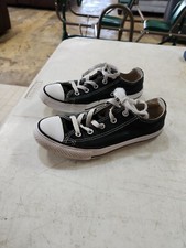 Converse Youth Low Top Black Size 2 Childrens