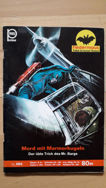 Thriller Fledermaus Kriminal-Roman Nr.484 - Z1-2 Pabel Erstdruck