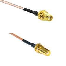 RG316 SSMA Female to SMA Female Long RF Cable Rapid-SHIP LOT