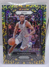 2023-24 Panini Prizm De’Aaron Fox #6 King Snake Prizm SSP Rare