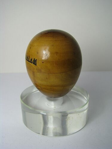 OLIVEWOOD OLIVE WOOD EGG SPOOL THREAD SET Jerusalem Palestine c1930s Excel Rare! - Picture 2 of 10