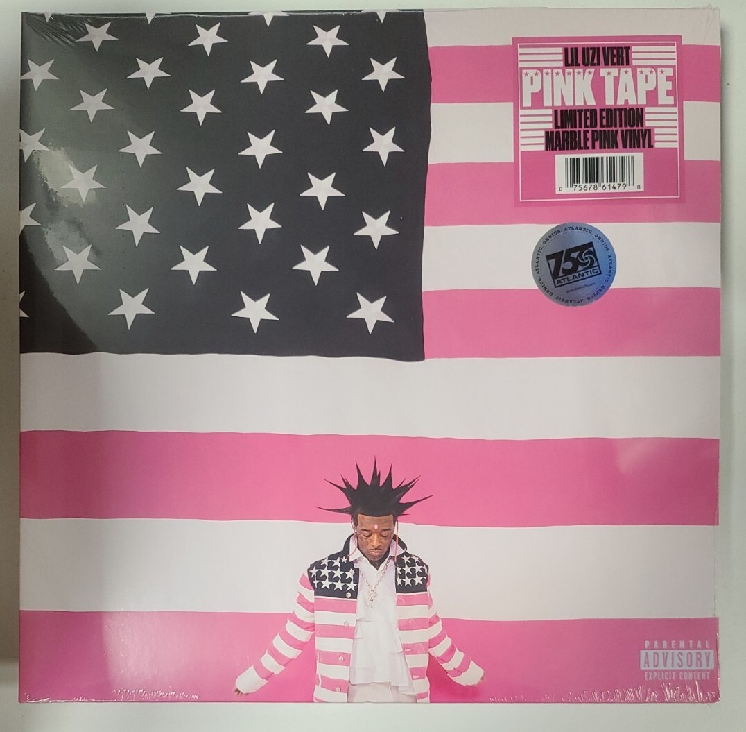 洋楽 lil uzi vert Pink tape LP Lil Uzi Vert – PINK TAPE - Marbled Pink 2 LP Vinyl Records