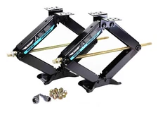 Set 2 LIBRA 9000 lb 24" HD RV Stabilizer Leveling Scissor Jacks w/ socket,Screws