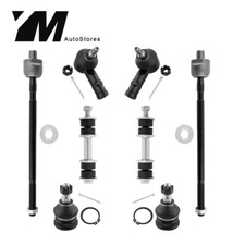 8Pcs Front Sway Bar Tie Rods Ball Joints Suspension Kit For Hyundai Accent