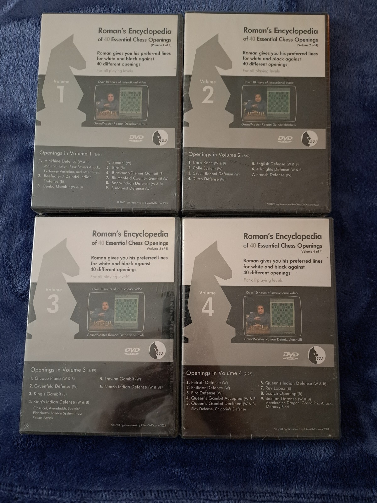 Roman's Encyclopedia of 40 Essential Chess Openings Lot | eBay