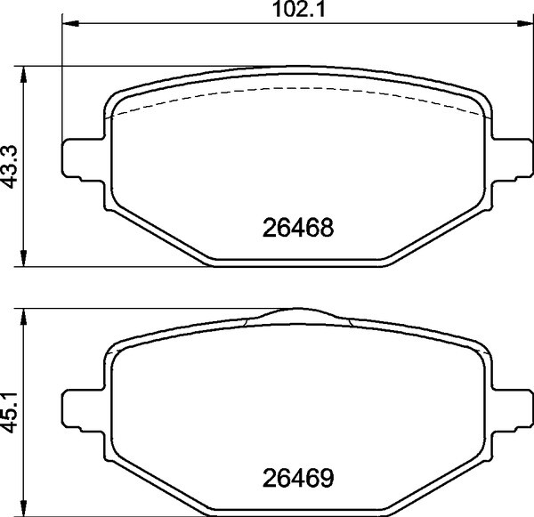 ✅Fits BREMBO P 68 076 Brake Pad Set, disc brake P 68 076 Brake pads ⭐UK Seller⭐ - Image 14