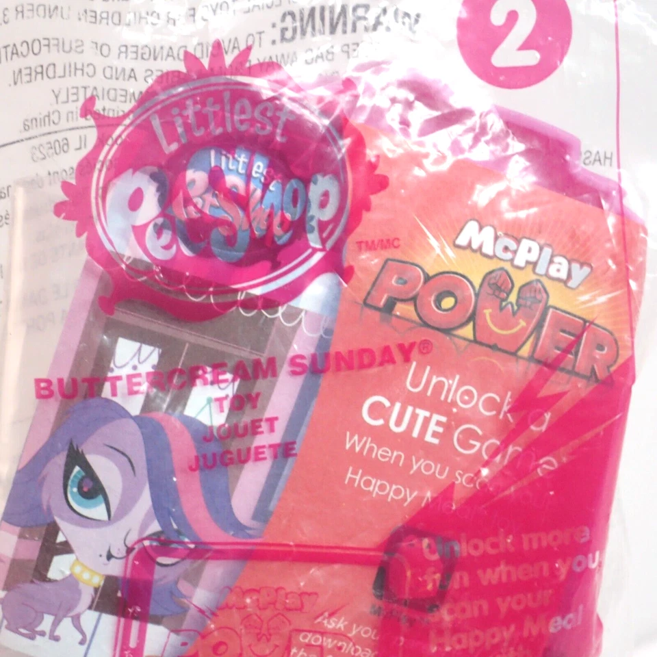 Littlest Pet Shop Buttercream Sunday Rabbit Bunny Yellow McDonald’s Toy 2015 - Image 3 of 4